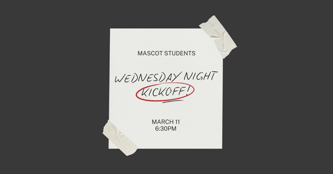 Mascot Students Kickoff