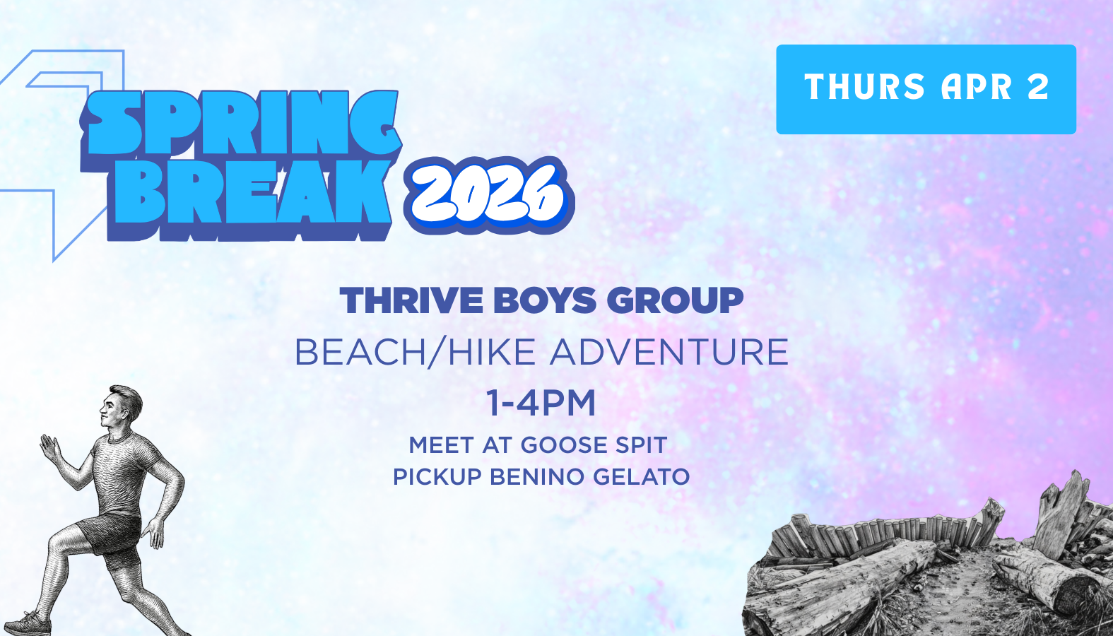 Thrive Boys Group: Beach/Hike Adventure