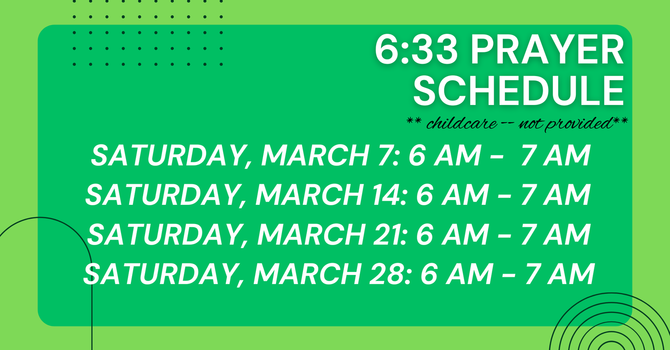 6:33 Prayer