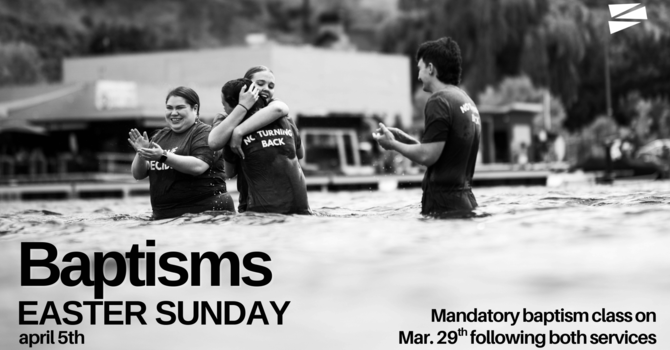 Easter Sunday Baptisms!