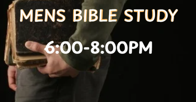 Men's Bible study 