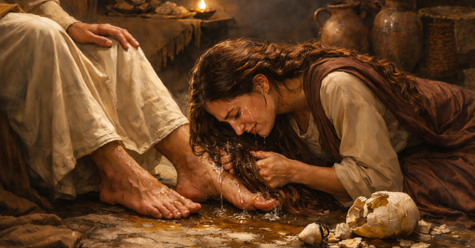 At The Feet of Jesus