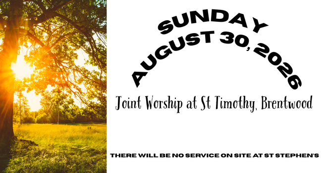 Joint Worship with Saint Timothy