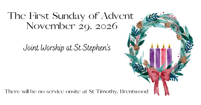 The First Sunday of Advent
