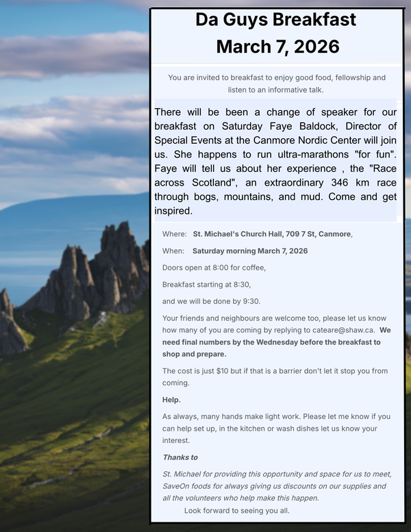 Invitation for DaGuy's to DaGuy's 