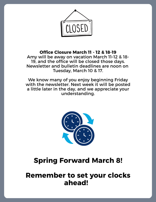 St Mike's Announcements