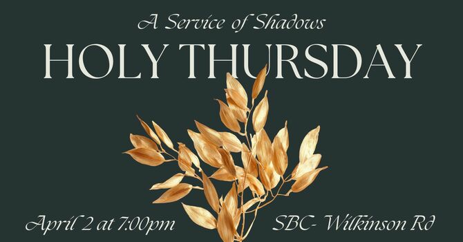 Holy Thursday 