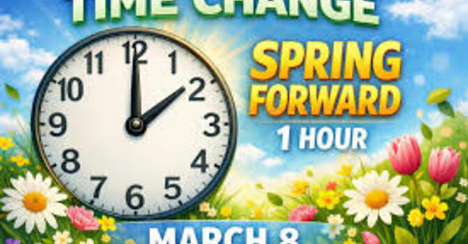Reminder:  Change your Clocks image