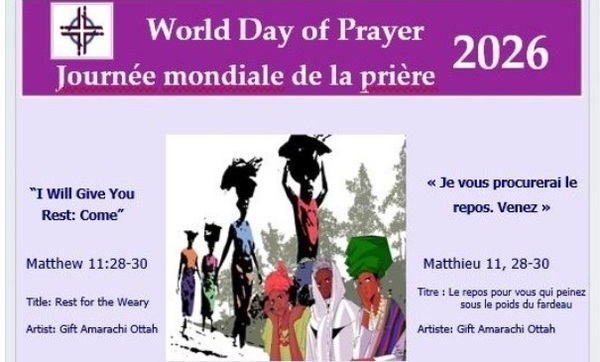 World Day of Prayer 2026 later today