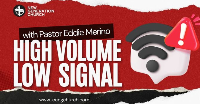 HIGH VOLUME LOW SIGNAL