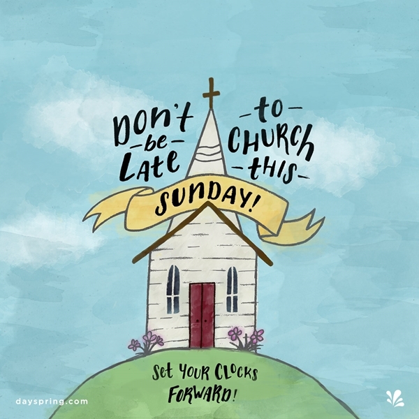 Remember to change you clocks