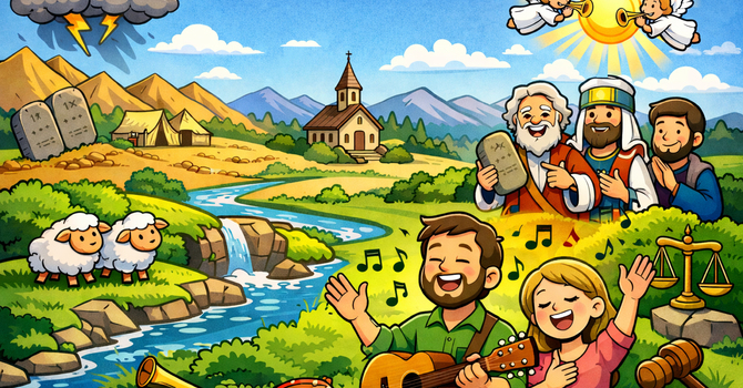 May 22nd: Psalm 95, 97–99 image