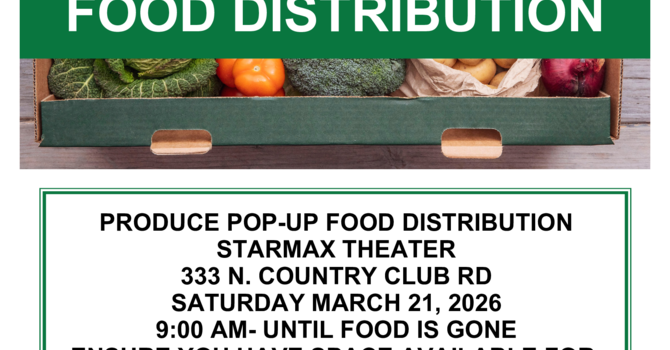 Roadrunner Food Bank Pop-up food distribution