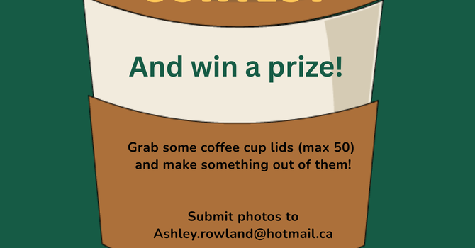 Coffee Cup Lid Creation Contest