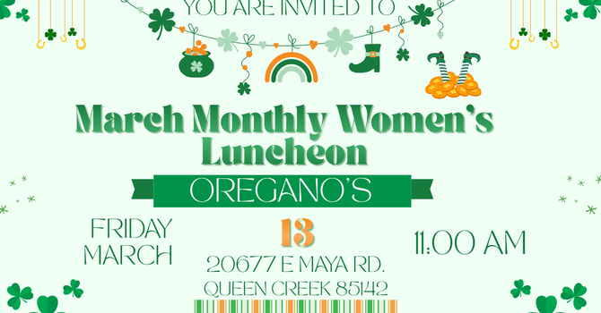  March Women’s Luncheon 