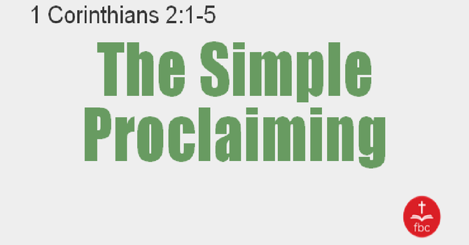The Simple Proclaiming