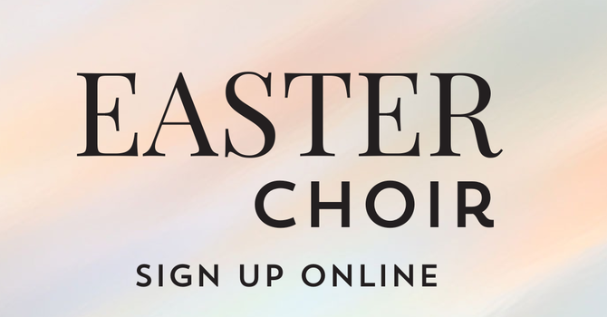 Easter Choir image