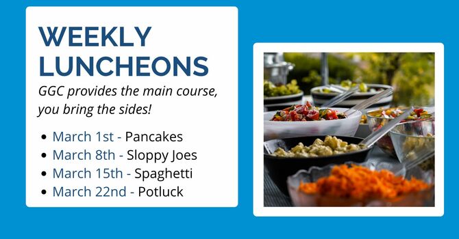 Weekly Church Fellowship Meals image