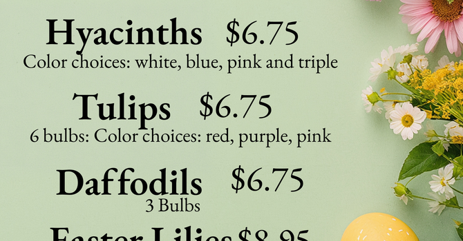 Easter Flowers image