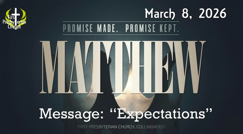 Sunday March 8 Worship Service