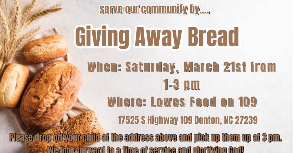 Giving Away Bread