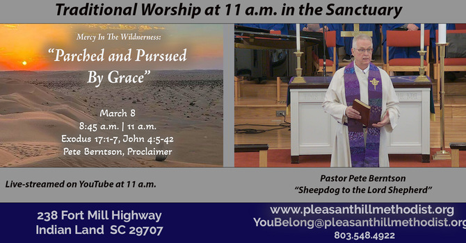 "Parched and Pursued by Grace"