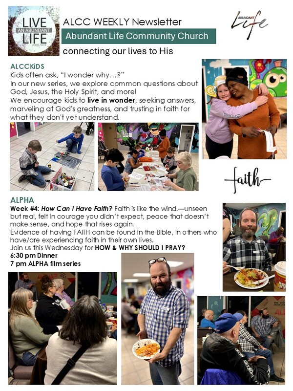 connecting our lives to His