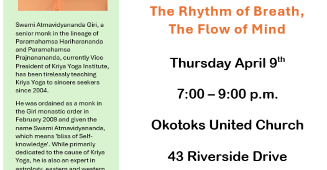 Foothills Spiritual Life Centre presents 