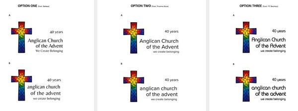 Church of the Advent  Proposed Branding - Last Chance to Vote!