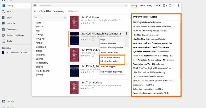 Logos Bible Study (versión gratuita) image