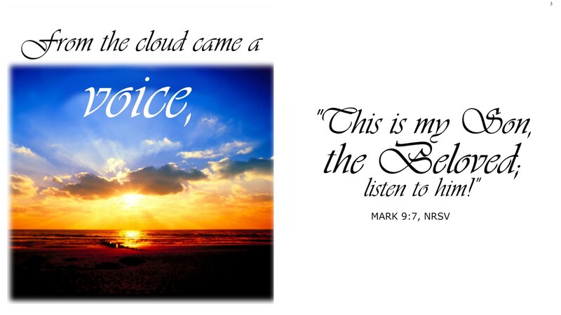 Transfiguration of Our Lord