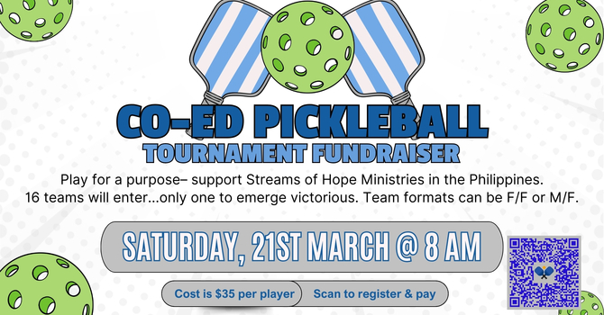 Co-Ed Pickleball Tournament Fundraiser