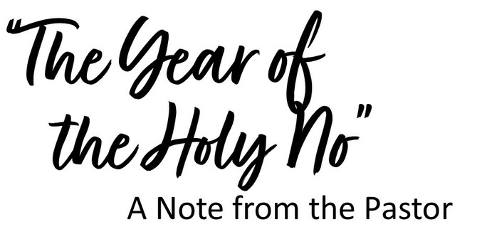 A Note from the Pastor image