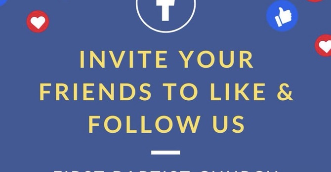 Invite your friends to follow us on Facebook image