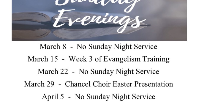 Sunday Night Update image