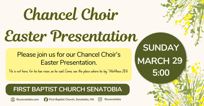 Chancel Choir Easter Presentation image
