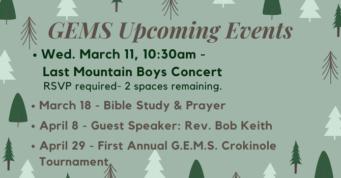 GEMS Upcoming Events image