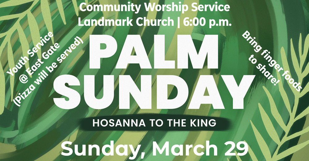 Community Palm Sunday Service