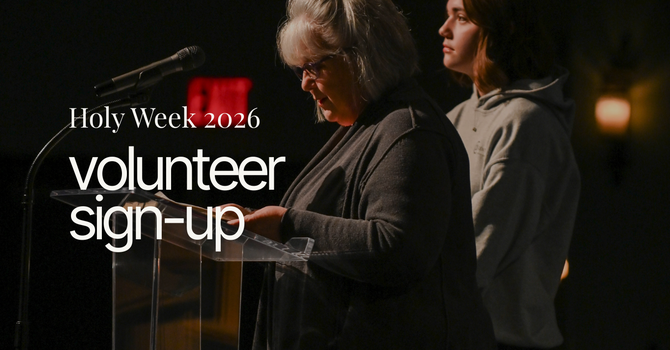 Holy Week 2026 Volunteer Guide image