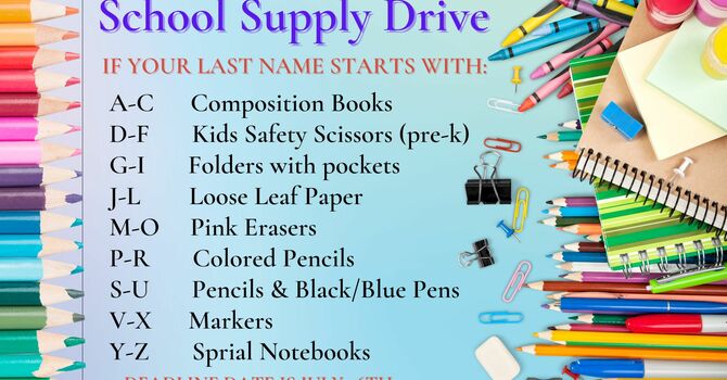 School Supply Drive