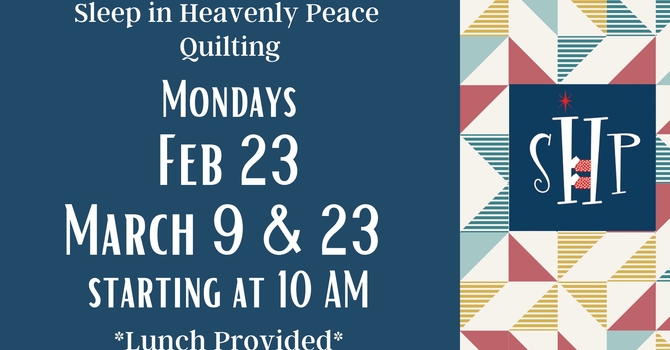 Sleep in Heavenly Peace Quilting