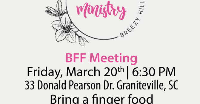 Ladie's Ministry Events 