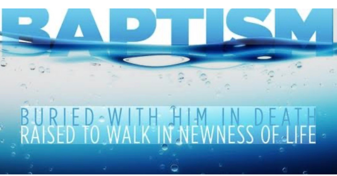 Baptism Weekend