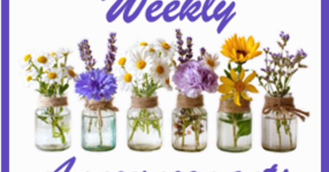 Weekly Announcements
