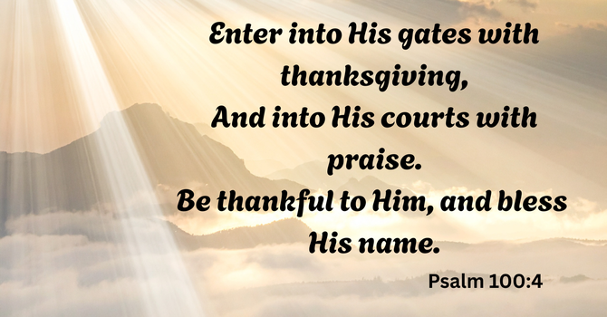 Connect Through Praise, Worship, and Thanksgiving! image