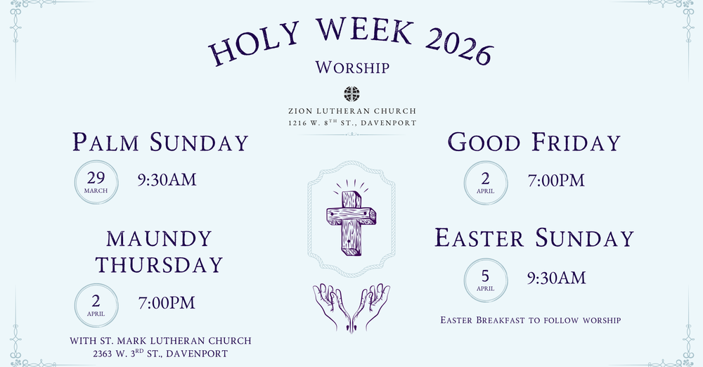 Holy Week Worship