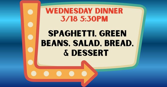 Wednesday Evening Family Meal