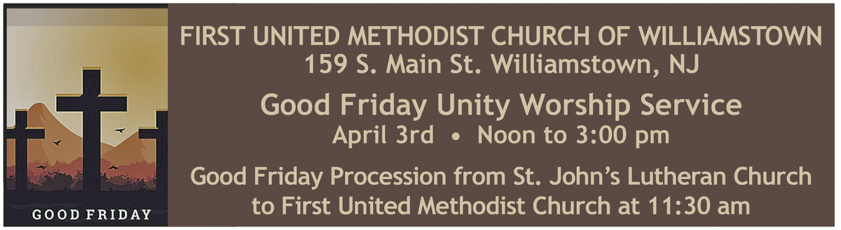 Unity Worship Service Program Good Friday Unity Worship Service | St. John's Evangelical Lutheran Church