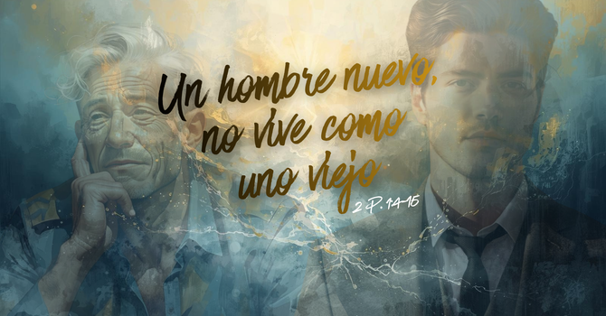 Un hombre nuevo, no vive como uno viejo.