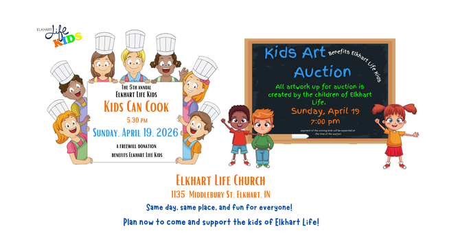 Kids Can Cook & Kids Art Auction